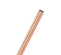 M METERXITY 1-Pack 250mm Brass Round Tube, 8mm OD 0.5mm Wall Thickness H65 Brass Seamless Tubing for Construction/Machining/DIY Crafting, Metal Straight Pipe [0.31x0.02x9.8IN]