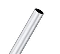 M METERXITY 1-Pack 300mm 6063 Aluminum Round Tube, 27mm ID 30mm OD Seamless Aluminum Tubing for Construction/Machining/DIY Crafting, Metal Straight Pipe [1.06"x1.18"x12"]