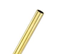 M METERXITY 1-Pack 300mm Brass Round Tube, 13mm OD 1mm Wall Thickness H62 Brass Seamless Tubing for Construction/Machining/DIY Crafting, Metal Straight Pipe [0.51x0.04x11.81IN]