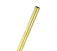 M METERXITY 1-Pack 300mm Brass Round Tube, 9.5mm OD 0.5mm Wall Thickness H65 Brass Seamless Tubing for Construction/Machining/DIY Crafting, Metal Straight Pipe [0.37x0.02x12 in]