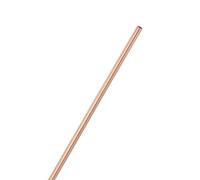M METERXITY 1-Pack 300mm Copper Round Tube, 5mm OD 0.5mm Wall Thickness Copper Seamless Tubing for Construction/Machining/DIY Crafting, Metal Straight Pipe [0.2x0.02x12IN]