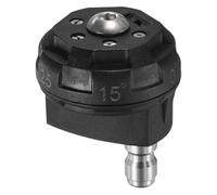 M METERXITY 1-Pack 6-in-1 Pressure Washer Nozzle Tips, Quick Change Over/Adjustable Multiple Degrees, Power Washer Tips 1/4" Quick Connector, 3600PSI, 3.5GPM for Brick/Car