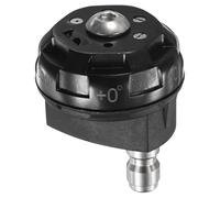 M METERXITY 1-Pack 6-in-1 Pressure Washer Nozzle Tips, Quick Change Over/Adjustable Multiple Degrees, Power Washer Tips 1/4" Quick Connector, 3600PSI, 2.5GPM for Brick/Car