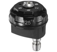 M METERXITY 1-Pack 6-in-1 Pressure Washer Nozzle Tips, Quick Change Over/Adjustable Multiple Degrees, Power Washer Tips 1/4" Quick Connector, 3600PSI, 3.0GPM for Brick/Car
