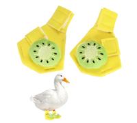 M METERXITY 1-Pack Chicken Shoes, Diving Cloth Anti-slip Chicken Feet Boot for Hens/Rooster Indoor Outdoor Use, Chicken Coop Sandals Shoes [Yellow, Size S]