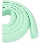 M METERXITY 1-Pack Corner Guards Edge Protectors, 6.5 Ft/2m Soft NBR Rubber Foam Bumper Guard L-Shape for Furniture Corner/Fireplace/Table Edge [Light Green]