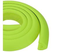 M METERXITY 1-Pack Corner Guards Edge Protectors, 6.5 Ft/2m Soft NBR Rubber Foam Bumper Guard L-Shape for Furniture Corner/Fireplace/Table Edge [Grass Green]