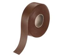 M METERXITY 1-Pack Extra Wide Single Fold Bias Tape, 1.2 Inch x 55 Yards Satin Bias Tape for Sewing/Seaming/Quilting/Hemming/DIY Crafts/Quilt Binding [Brown]