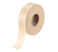 M METERXITY 1-Pack Extra Wide Single Fold Bias Tape, 1.2 Inch x 55 Yards Satin Bias Tape for Sewing/Seaming/Quilting/Hemming/DIY Crafts/Quilt Binding [Beige]