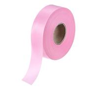 M METERXITY 1-Pack Extra Wide Single Fold Bias Tape, 1.2 Inch x 55 Yards Satin Bias Tape for Sewing/Seaming/Quilting/Hemming/DIY Crafts/Quilt Binding [Pink]