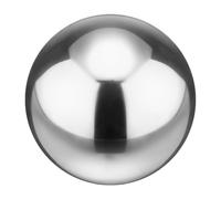 M METERXITY 1-Pack Garden Gazing Globes Ball 10 Inch 201 Stainless Steel Hollow Mirror Reflective Floating Ball for Garden/Pond/Home/Yard Outdoor Decoration [Silver]