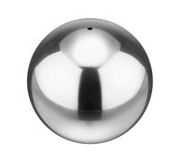 M METERXITY 1-Pack Garden Gazing Globes Ball 4 Inch 201 Stainless Steel Hollow Mirror Reflective Floating Ball for Garden/Pond/Home/Yard Outdoor Decoration [Silver]