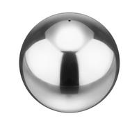 M METERXITY 1-Pack Garden Gazing Globes Ball 6 Inch 201 Stainless Steel Hollow Mirror Reflective Floating Ball for Garden/Pond/Home/Yard Outdoor Decoration [Silver]