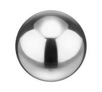 M METERXITY 1-Pack Gazing Globes 4 inch Hollow Mirror Ball, Silver