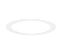 M METERXITY 1-Pack Goof Rings for 4 Inch Recessed Lights, 4.1" ID 5.3" OD Durable Steel Trim Ring Flush Mount White Can Light Trim Ring Cover for Ceiling Can Downlights