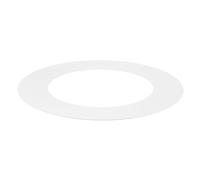 M METERXITY 1-Pack Goof Rings for 4 Inch Recessed Lights, 4.3" ID 6.7" OD Durable Steel Trim Ring Flush Mount White Can Light Trim Ring Cover for Ceiling Can Downlights