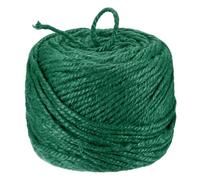 M METERXITY 1-Pack Jute Twine String 3mm x 328ft/100m, Dark Green