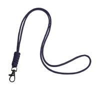 M METERXITY 1-Pack Lanyards for ID Badges, Dark Blue Adjustable Keychain Long Key Neck Lanyard Strap with Lobster Clasp for Man/Woman/Girls/Teacher, ID Holder Folder