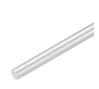 M METERXITY 1-Pack Round Aluminum Rod, 15mm (9/16") Dia 300mm (12") Length 6061 Aluminum Round Rod Solid Lathe Bar Stock Metal Sticks for DIY Crafts Making/Industrial/Construction/Model