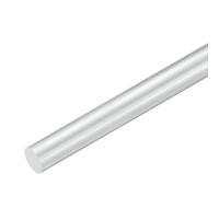 M METERXITY 1-Pack Round Aluminum Rod, 19mm (3/4") Dia 300mm (12") Length 6061 Aluminum Round Rod Solid Lathe Bar Stock Metal Sticks for DIY Crafts Making/Industrial/Construction/Model