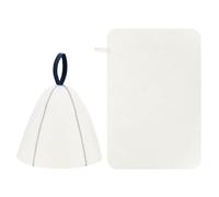 M METERXITY 1-Pack Sauna Hat for Women and Men, Felt Sauna Cap Vaporarium with Mat Soft Durable Comfortable Breathable for Spa/Steam Room/Bath House Accessories, Russian Banya Hat [Blue]