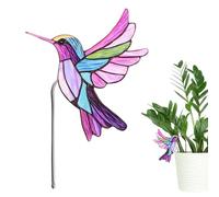 M METERXITY 1-Pack Squirrel Flower Pot Huggers 3.1" Acrylic, Bird 17