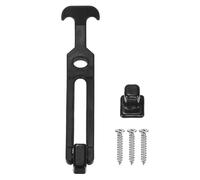 M METERXITY 1-Pack T-Handle Rubber Flexible Draw Latches,7.9"Flexible Draw Latches Flexible T-Handle Hasp Rubber with Screws for Toolbox/Golf Cart/Vehicle Engine/Cooler/Hood [Black]