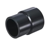 M METERXITY 1-Pack UPVC Reducer Pipe Fitting, 1-1/2"x1-1/4 Reducing Coupling Connector Schedule 80 PVC Straight Pipe Coupling Connector for Water Line [Grey]