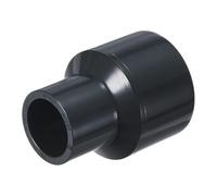 M METERXITY 1-Pack UPVC Reducer Pipe Fitting, 1-1/4"x3/4" Reducing Coupling Connector Schedule 80 PVC Straight Pipe Coupling Connector for Water Line [Grey]