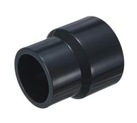 M METERXITY 1-Pack UPVC Reducer Pipe Fitting, 2" x1-1/2 Reducing Coupling Connector Schedule 80 PVC Straight Pipe Coupling Connector for Water Line [Grey]