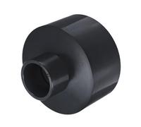 M METERXITY 1-Pack UPVC Reducer Pipe Fitting, 4" x1-1/2 Reducing Coupling Connector Schedule 80 PVC Straight Pipe Coupling Connector for Water Line [Grey]