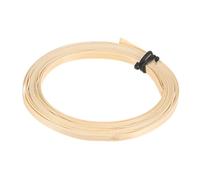 M METERXITY 1-Pack Wicker Repair Kit, 4mm x 3.0m Bamboo Flat Rattan Weaving Repair Replacement for Patio Furniture/Wicker Chair Sofa/DIY, Rattan Roll Material [Yellow]