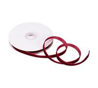 M METERXITY 1 Roll Velvet Ribbon - Polyester Single Face Spool Apply to DIY Decor Bridal Bouquets Wedding Cards Present Packaging (10 Yd x 3/8 in, Burgundy)