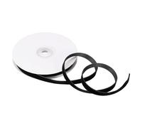 M METERXITY 1 Roll Velvet Ribbon - Polyester Single Face Spool Apply to DIY Decor Bridal Bouquets Wedding Cards Present Packaging (10 Yd x 3/8 in, Black)