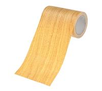 M METERXITY 1-Roll Wood Grain Repair Tape, 3.15in x 15ft Textured Realistic Self-Adhesive Wood Floor Tape Contact Paper for Furniture/Floors/Home [Golden Camel Pine]