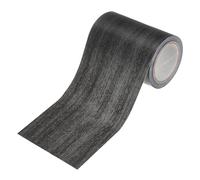 M METERXITY 1-Roll Wood Grain Repair Tape, 3.15in x 15ft Textured Realistic Self-Adhesive Wood Floor Tape Contact Paper for Furniture/Floors/Home [Ebony]