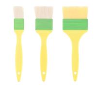 M METERXITY 1-Set Pastry Brush, Wool Basting Baking BBQ Oil Brush for Cooking/Barbecue/Kitchen [1.6, 2", 3"]