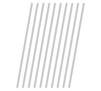 M METERXITY 10-Pack 304 Stainless Steel Solid Round Rod, 2x100mm Metal Solid Shaft Rods for DIY Craft/Model Car/Helicopter Airplane/Metal Working, Lathe Bar Smooth Stock [0.08x3.93IN]