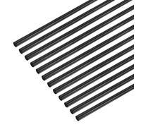 M METERXITY 10-Pack Carbon Fiber Rods, 400mm Length 0.5mm Dia Carbon Fiber Solid Matte Pole for RC Airplane/DIY Craft/Quadcopter Arm/Scale Model Kite Wing Tube [15.75 x 0.02IN]