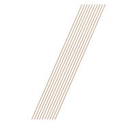 M METERXITY 10-Pack Copper Round Rod 1.5mm Dia. 9.84 Inch Length T2 Stock Solid Copper Rod Lathe Bar for Metal Crafts DIY/Gardening/Industry/Decoration Pure Tube