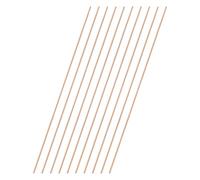 M METERXITY 10-Pack Copper Round Rod 2mm Dia. 9.84 Inch Length T2 Stock Solid Copper Rod Lathe Bar for Metal Crafts DIY/Gardening/Industry/Decoration Pure Tube