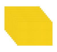 M METERXITY 10-Pack Corrugated Plastic Sheets, 12 Inch x 18 Inch Waterproof Blank Corrugated Poster Board Yard Signs for Garage Sale/Office/Classroom/Party/Lawn Sign Road [3mm Thick, Yellow]