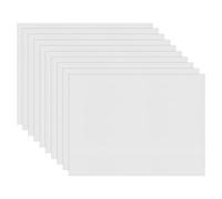 M METERXITY 10-Pack Corrugated Plastic Sheets, 18 Inch x 24 Inch Waterproof Blank Corrugated Poster Board Yard Signs for Garage Sale/Office/Classroom/Party/Lawn Sign Road [5mm Thick, White]