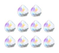 M METERXITY 10-Pack Crystal Ball Prisms, 24mm/0.94 Inch Chandelier Pendant Maker Hanging Crystals Chandelier Prisms for Home/Windows/Garden/DIY Decoration[Vibrant Colors]