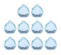 M METERXITY 10-Pack Crystal Ball Prisms, 24mm/0.94 Inch Chandelier Pendant Maker Hanging Crystals Chandelier Prisms for Home/Windows/Garden/DIY Decoration[Silver]