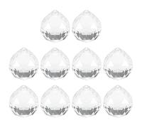 M METERXITY 10-Pack Crystal Ball Prisms, 24mm/0.94 Inch Chandelier Pendant Maker Hanging Crystals Chandelier Prisms for Home/Windows/Garden/DIY Decoration[Clear]