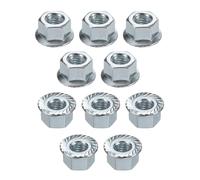 M METERXITY 10-Pack Flange Guide Bar Nuts 503220001 8mm x 1.25 Thread