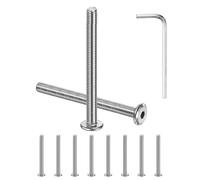 M METERXITY 10-Pack Flat Head Socket Cap Screws M5x55mm Stainless Steel