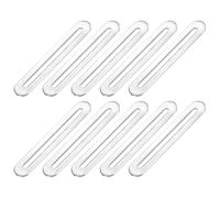 M METERXITY 10-Pack Flat Mending Plate Support 4.33x0.75in, Silver