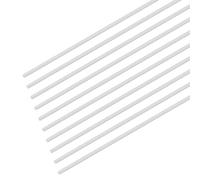 M METERXITY 10-Pack Round Aluminum Rod, 1.5mm (1/16") Dia 100mm (4") Length 6061 Aluminum Round Rod Solid Lathe Bar Stock Metal Sticks for DIY Crafts Making/Industrial/Construction/Model